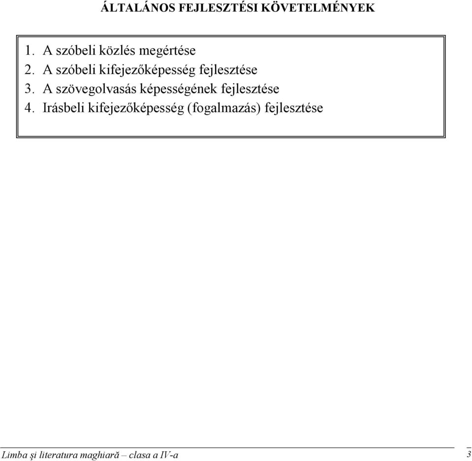 A szóbeli kifejezőképesség fejlesztése 3.