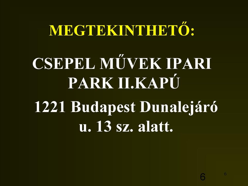 KAPÚ 1221 Budapest