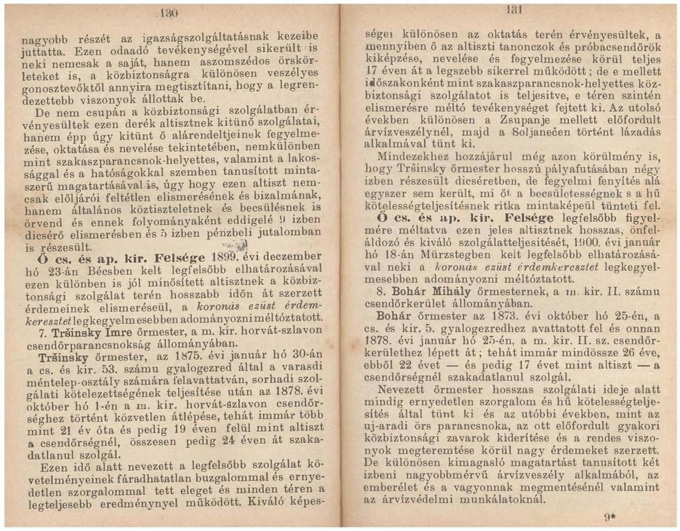 viszonyok állottak be.