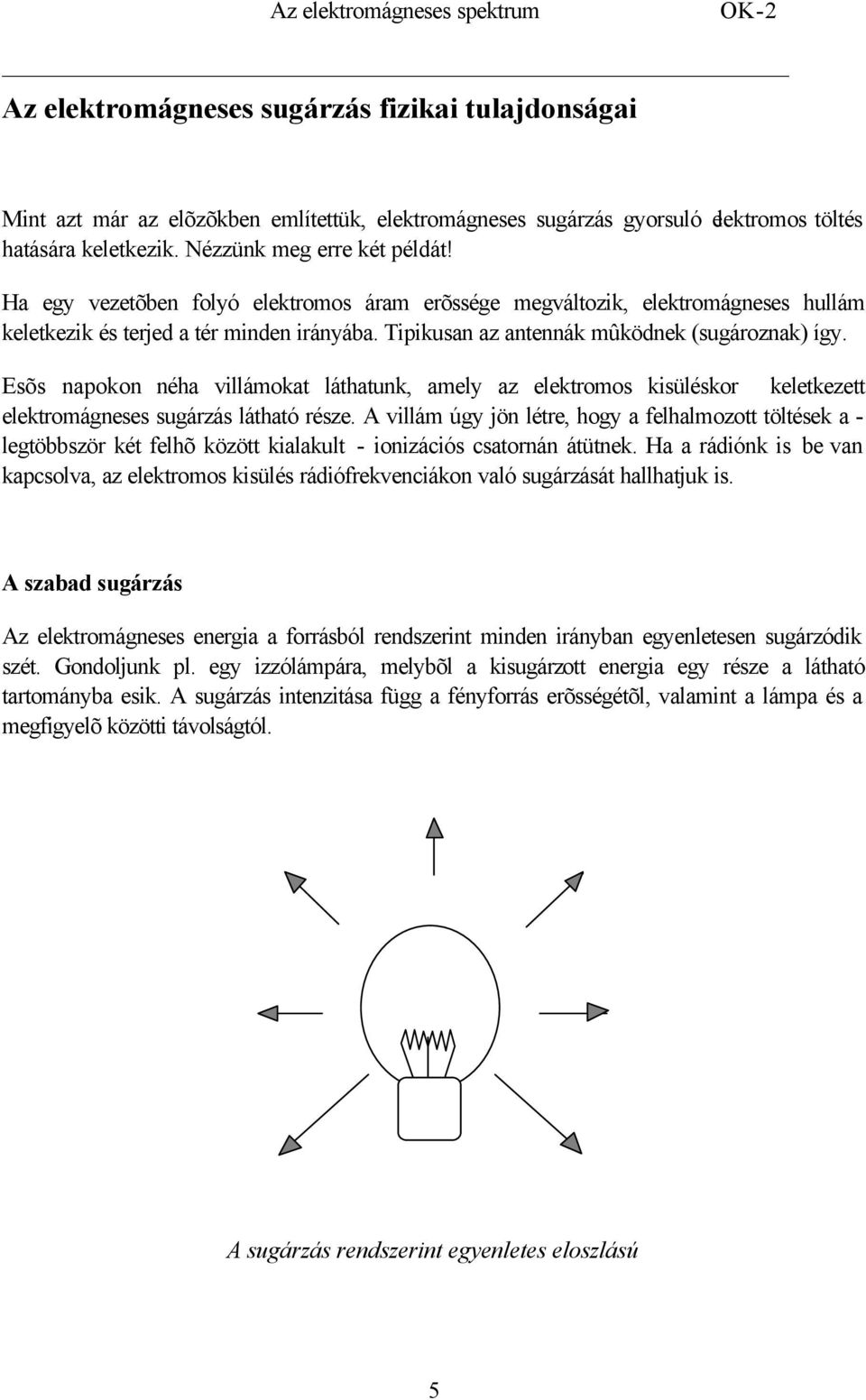 Esõs napokon néha villámokat láthatunk, amely az elektromos kisüléskor keletkezett elektromágneses sugárzás látható része.