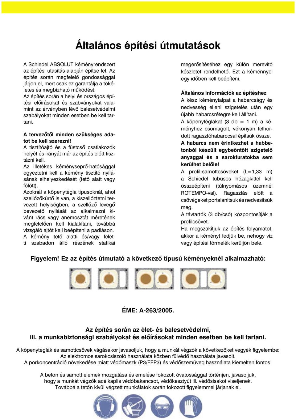 Építési utasítás Schiedel ABSOLUT. kéményrendszerhez. Ha kémény, akkor -  PDF Free Download