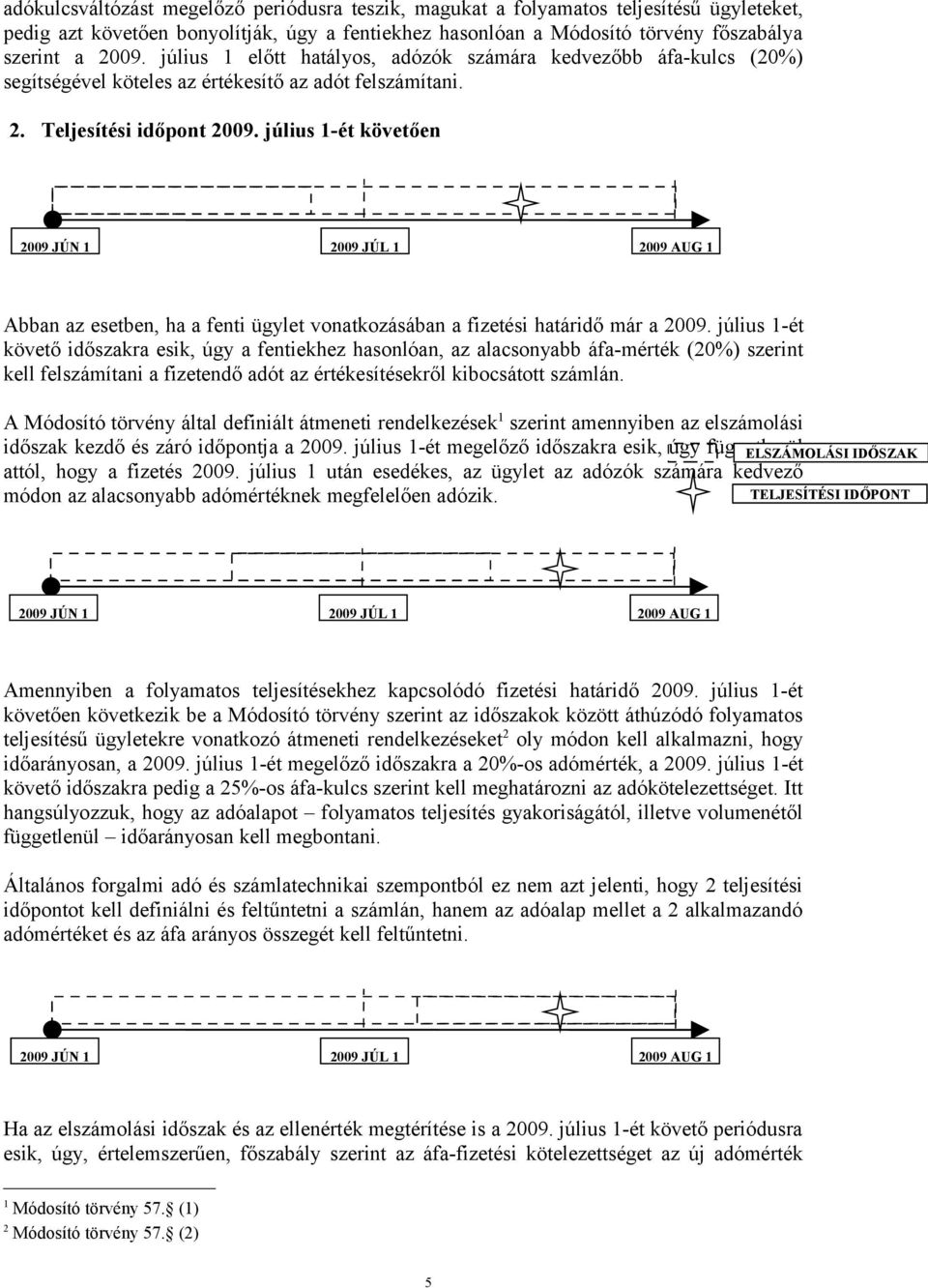 július 1-ét követően Abban az esetben, ha a fenti ügylet vonatkozásában a fizetési határidő már a 2009.