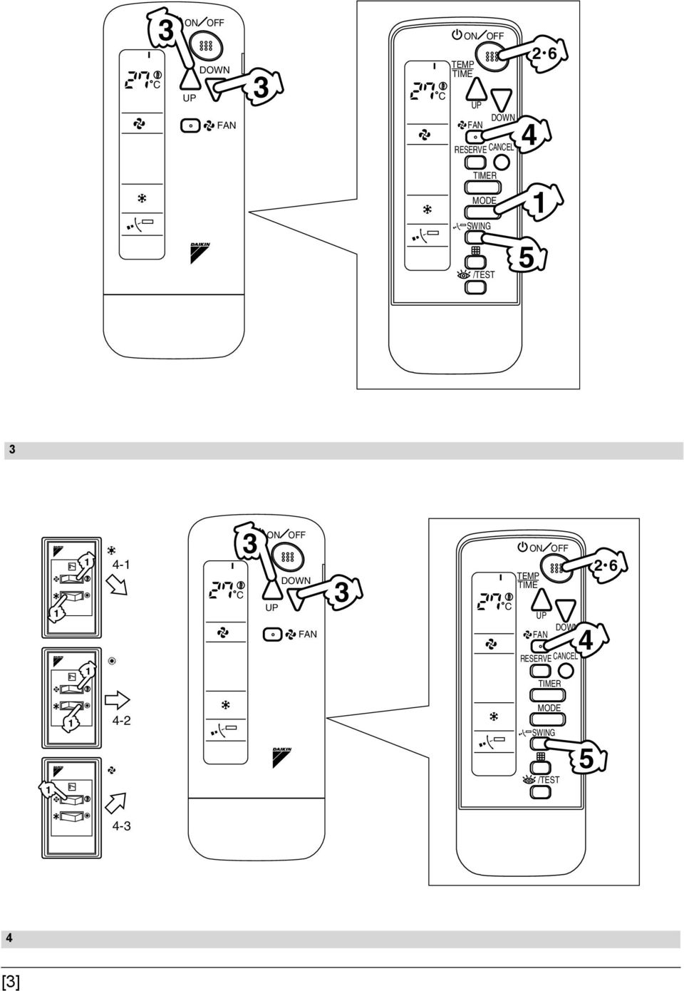 3 3 4 3 3 C MODE TIMER RESERVE