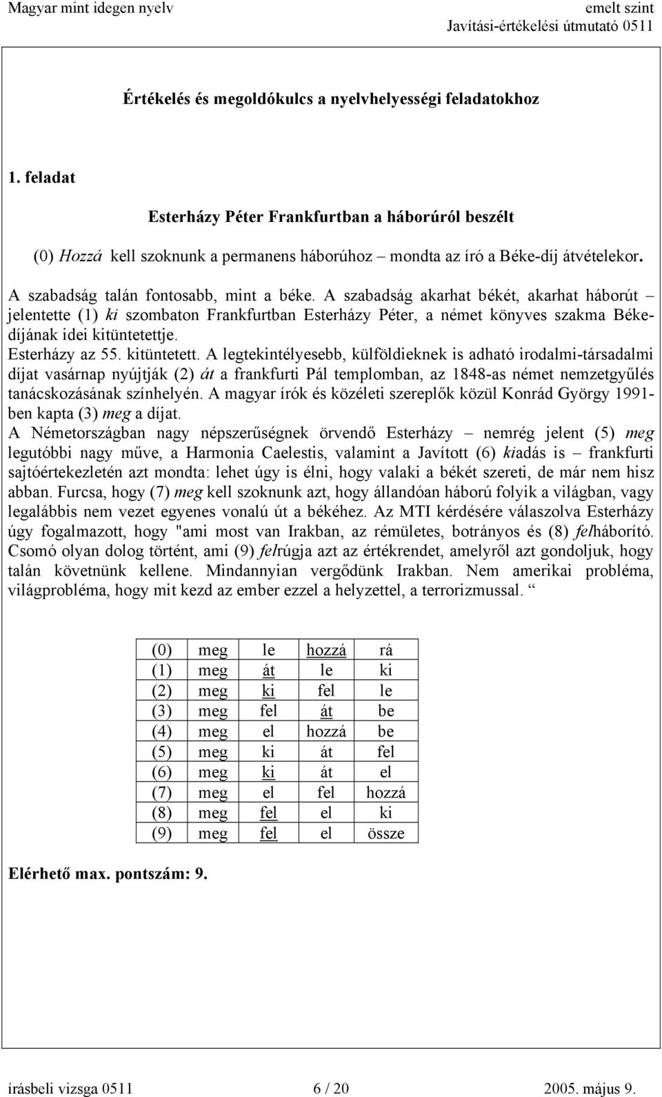 Esterházy az 55. kitüntetett.