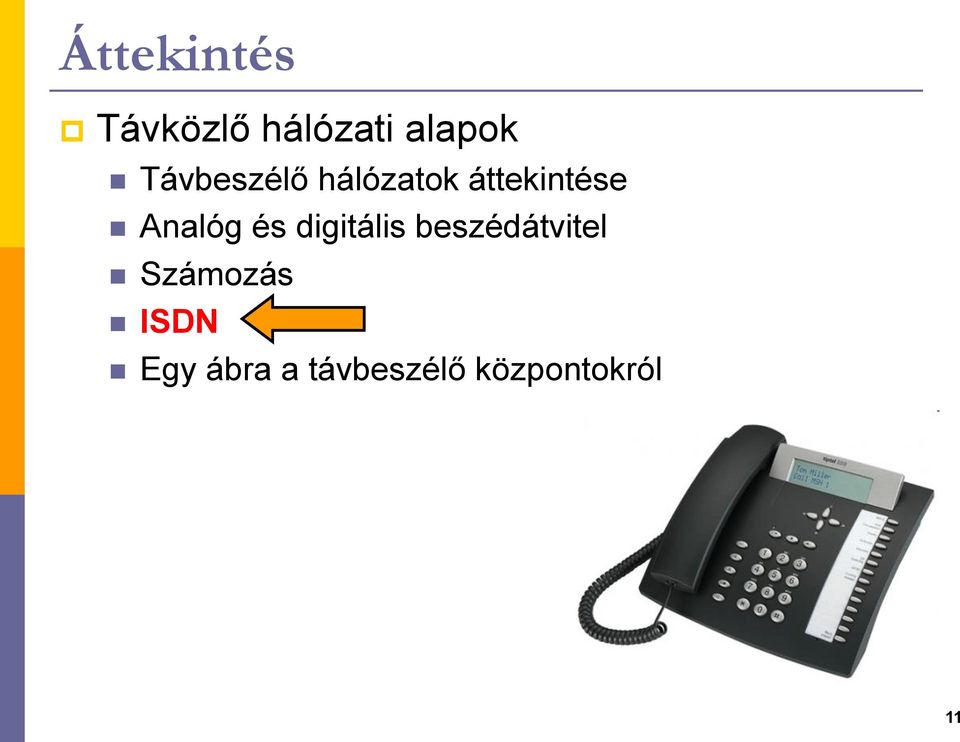 Analóg és digitális beszédátvitel