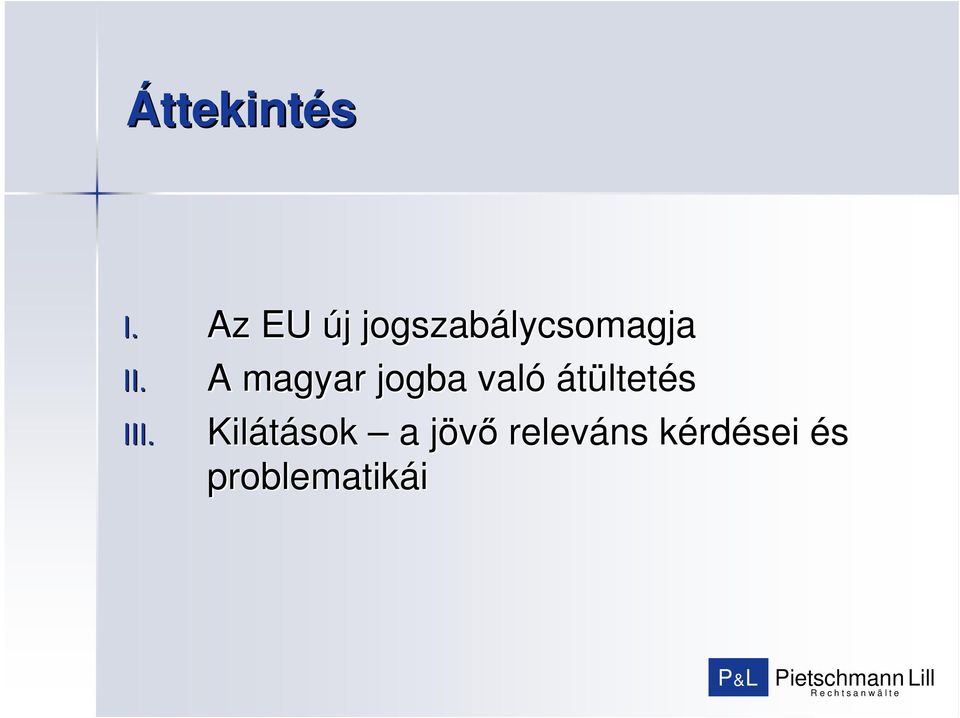 III. A magyar jogba való átültetés