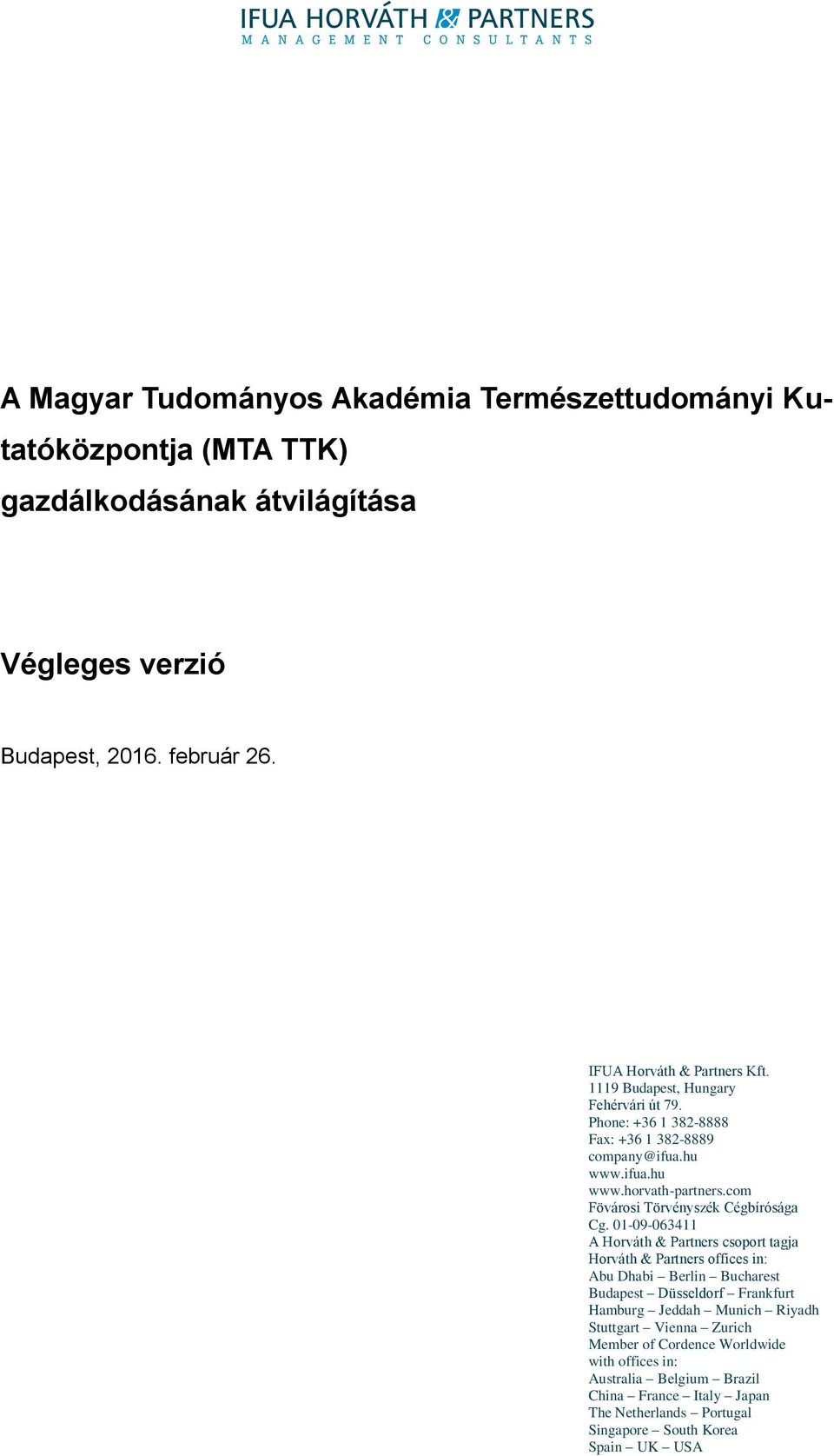 com Fövárosi Törvényszék Cégbírósága Cg.