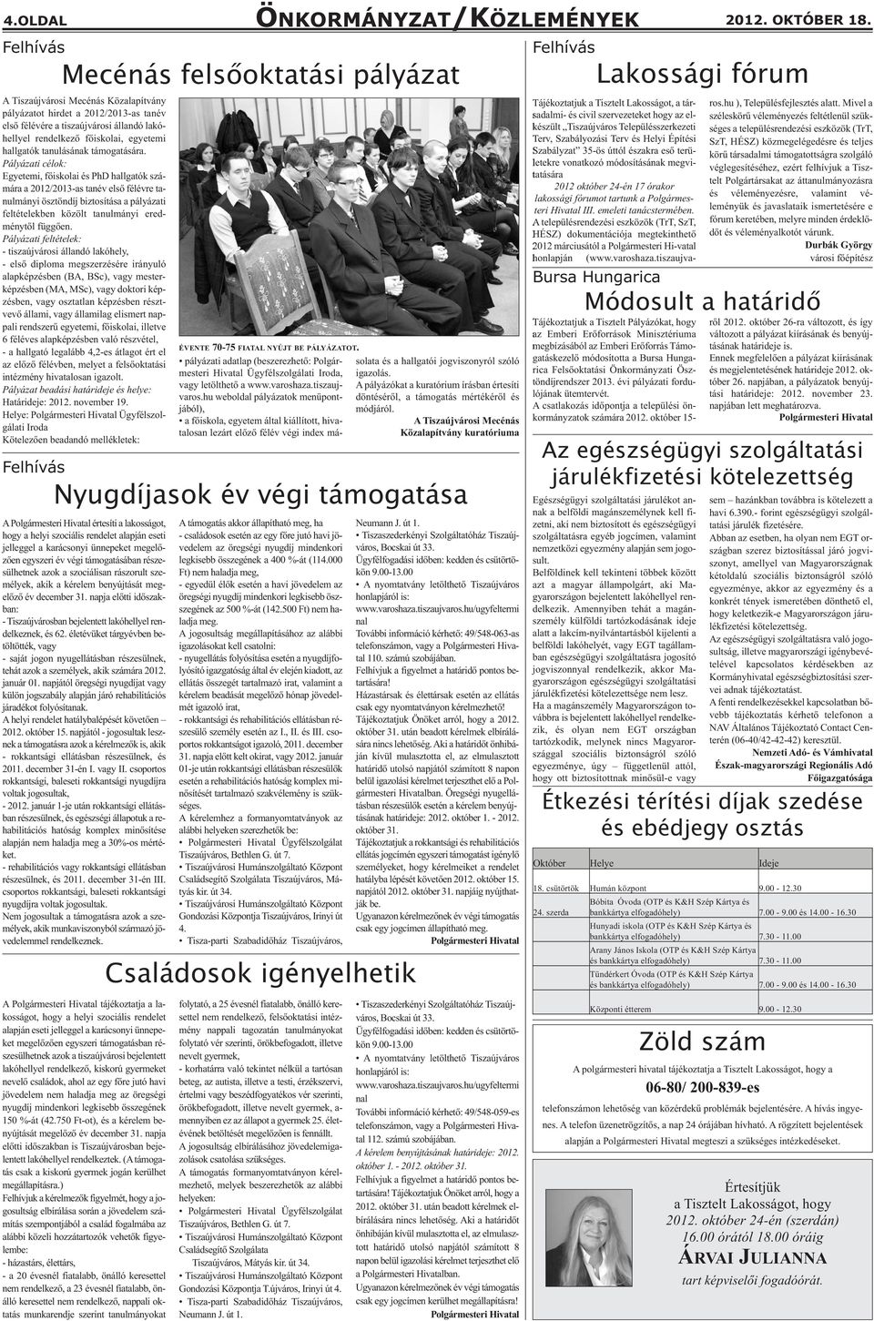 hallgatók tanulásának támogatására.