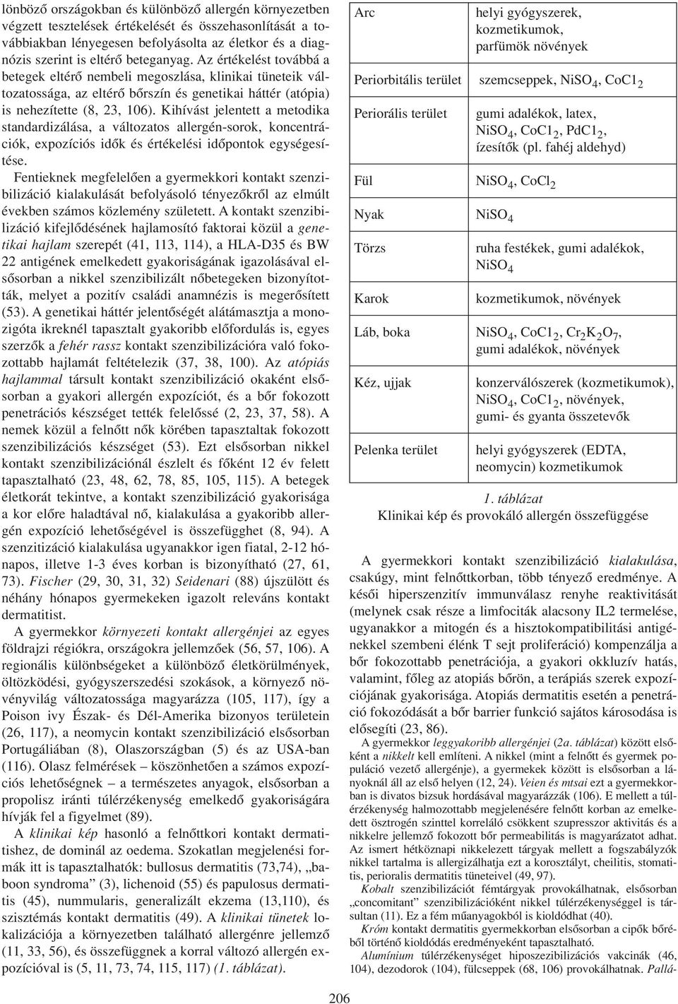 Kihívást jelentett a metodika standardizálása, a változatos allergén-sorok, koncentrációk, expozíciós idôk és értékelési idôpontok egységesítése.