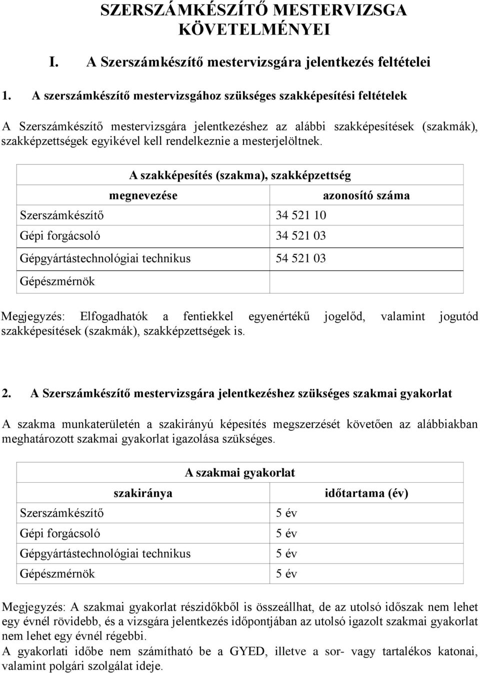 a mesterjelöltnek.