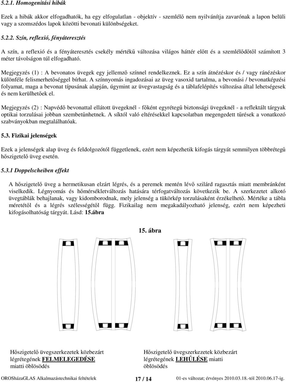 A színnyomás ingadozásai az üveg vasoxid tartalma, a bevonási / képzési folyamat, maga a típusának alapján, úgymint az üvegvastagság és a táblafelépítés változása által lehetségesek és nem