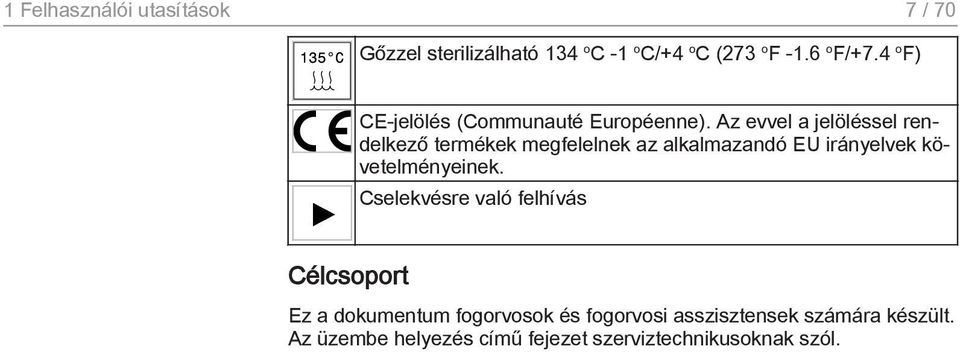 Az evvel a jelöléssel rendelkező termékek megfelelnek az alkalmazandó EU irányelvek követelményeinek.