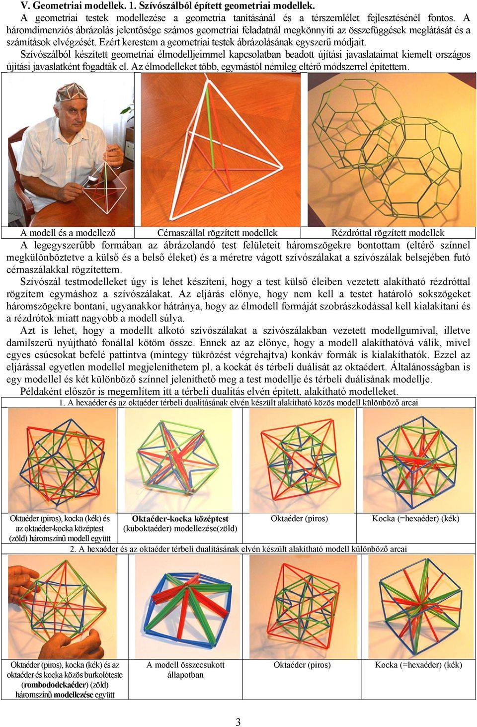 Ezért kerestem a geometriai testek ábrázolásának egyszerű módjait.