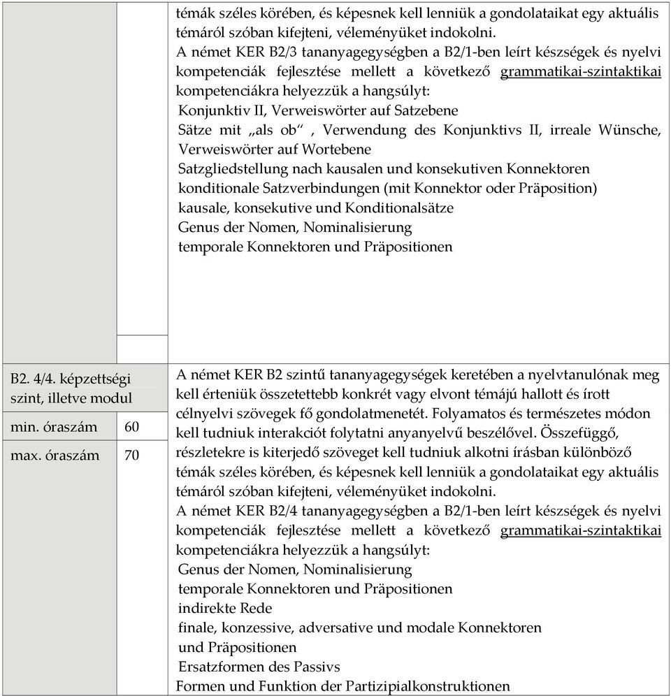 Verweiswörter auf Satzebene Sätze mit als ob, Verwendung des Konjunktivs II, irreale Wünsche, Verweiswörter auf Wortebene Satzgliedstellung nach kausalen und konsekutiven Konnektoren konditionale