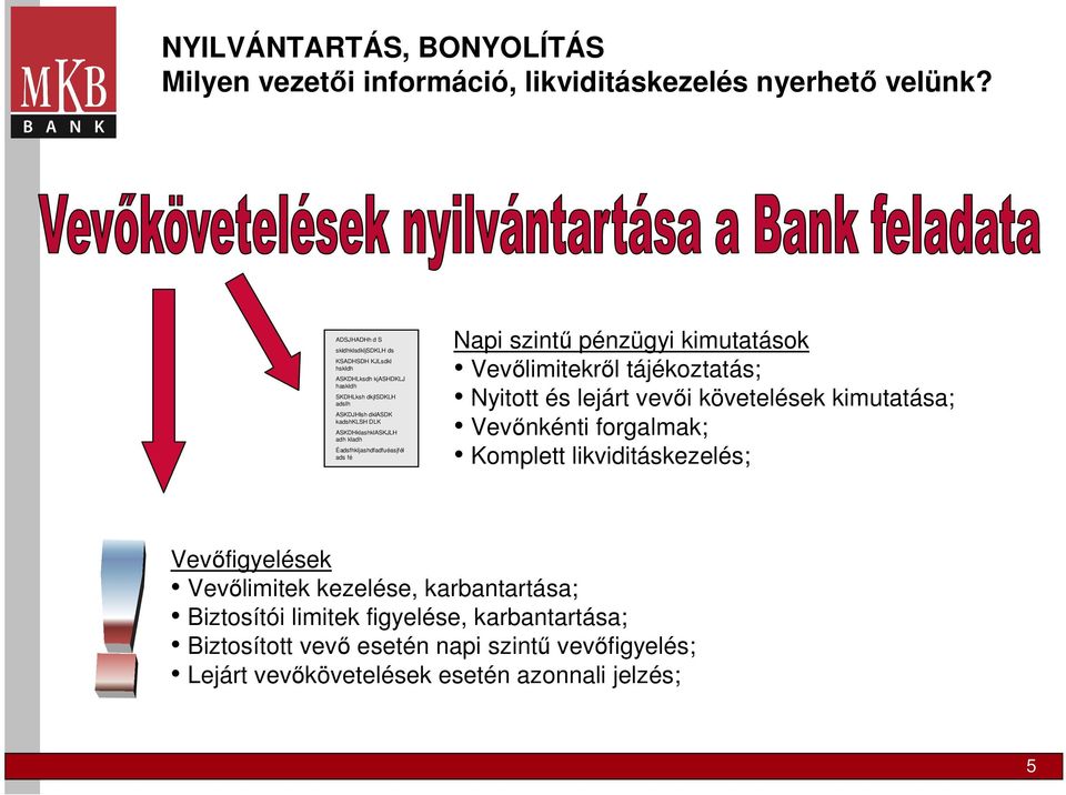 ASKDHklashklASKJLH adh kladh Éadsfhkljashdfadfuéasjfél ads fé Napi szintű pénzügyi kimutatások Vevőlimitekről tájékoztatás; Nyitott és lejárt vevői követelések