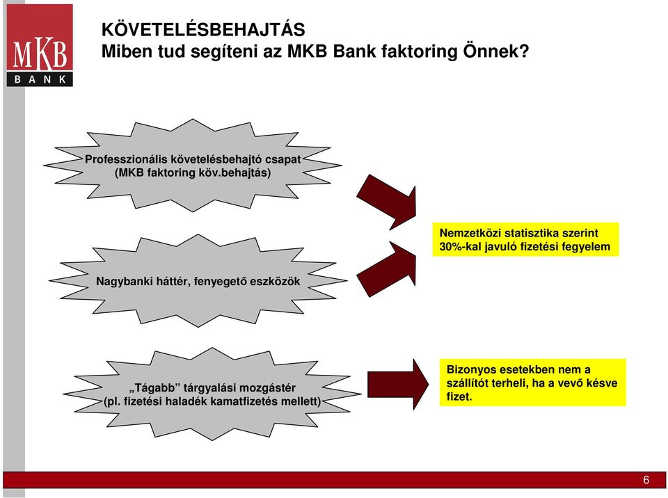 behajtás) Nemzetközi statisztika szerint 30%-kal javuló fizetési fegyelem Nagybanki háttér,