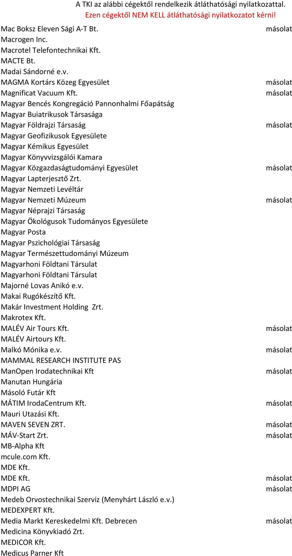 Közgazdaságtudományi Egyesület Magyar Lapterjesztő Zrt.