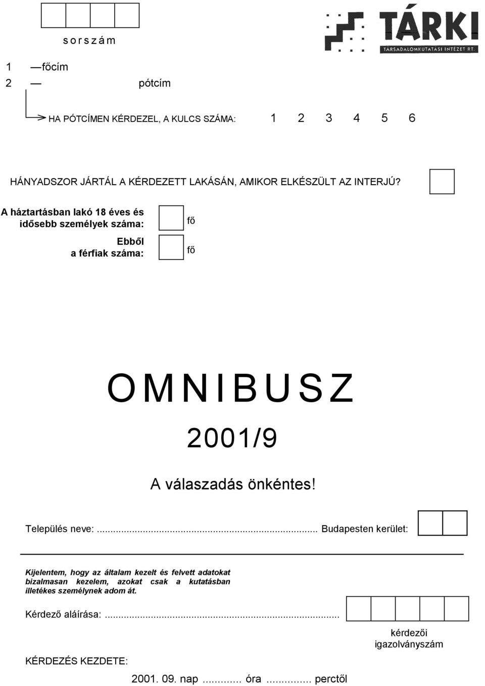 Település neve:.