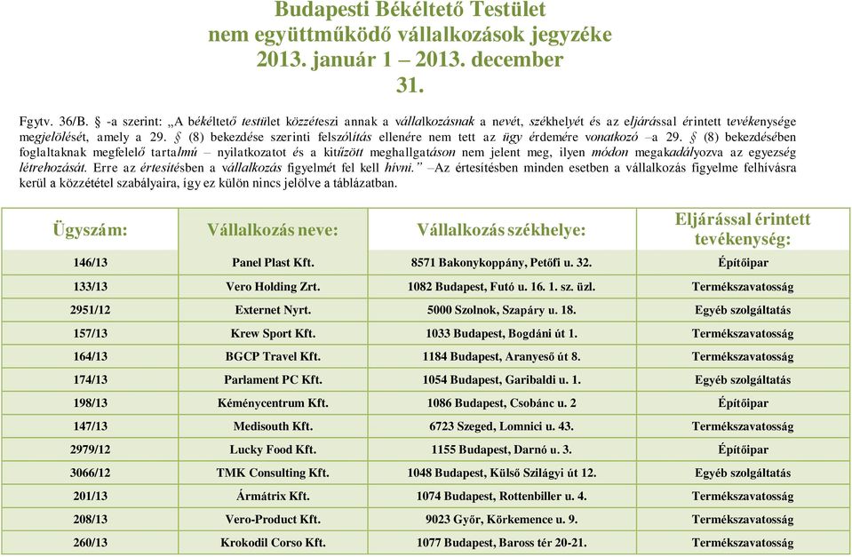 (8) bekezdése szerinti felszólítás ellenére nem tett az ügy érdemére vonatkozó a 29.