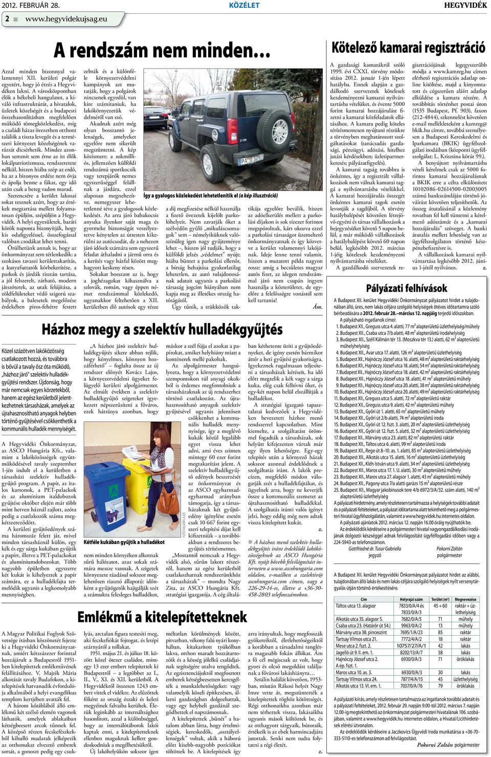 övezetben otthont találók a tiszta levegőt és a természeti környezet közelségének varázsát dicsérhetik.