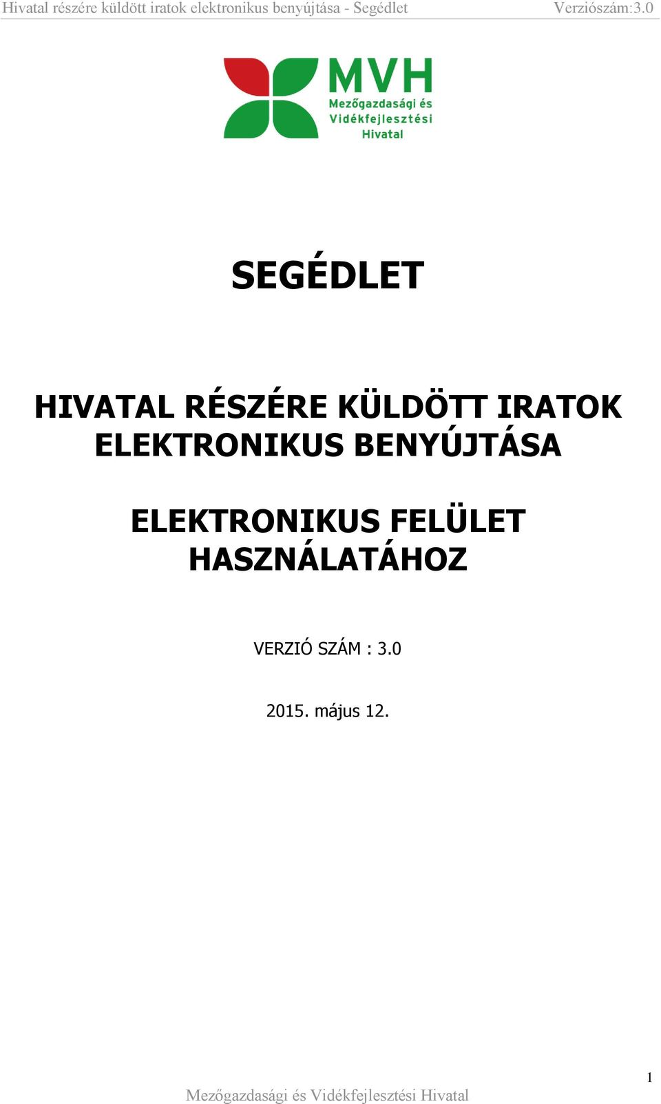 ELEKTRONIKUS FELÜLET