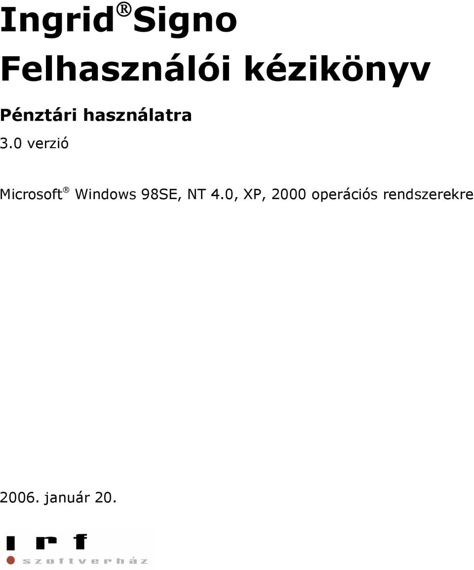 0 verzió Microsoft Windows 98SE, NT