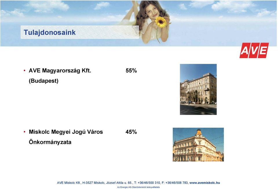 55% (Budapest) Miskolc