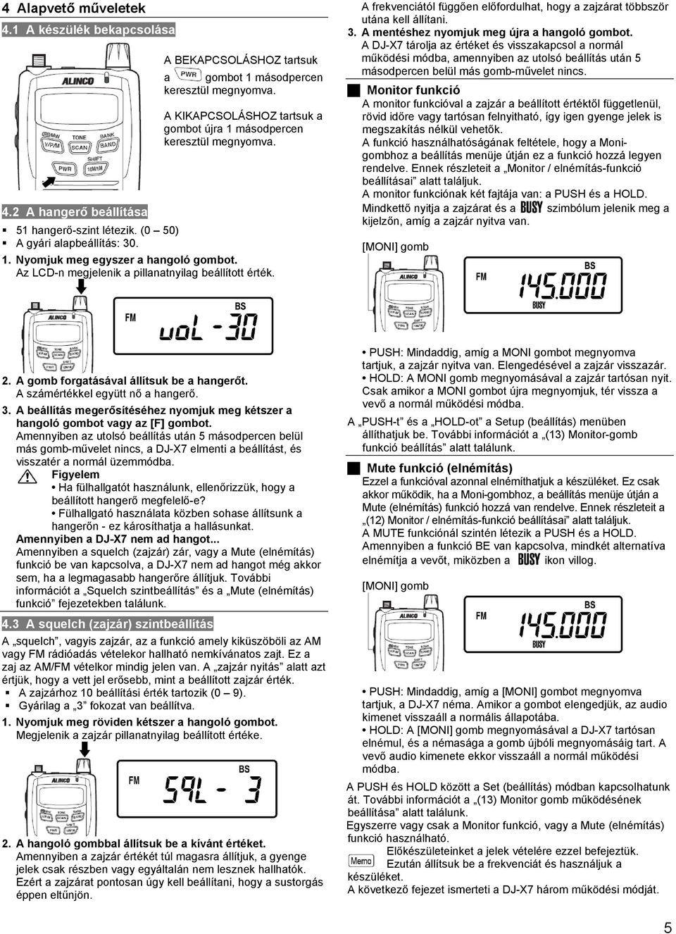 Kézi szkenner, DJ-X-7E ALINCO - PDF Ingyenes letöltés