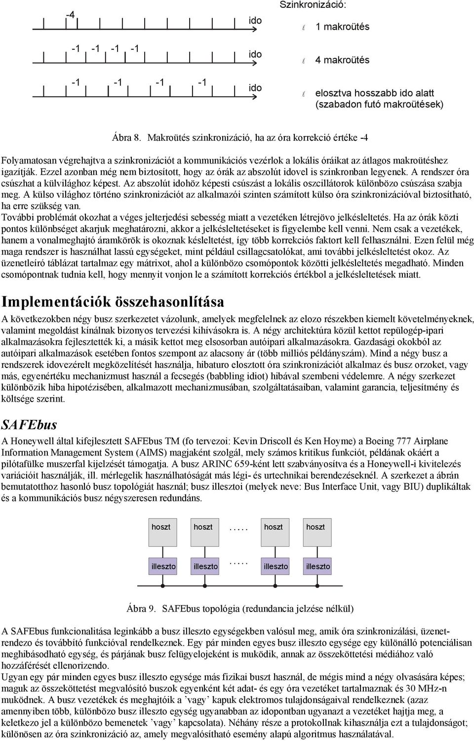 Ezzel azonban még nem biztosított, hogy az órák az abszolút idovel is szinkronban legyenek. A rendszer óra csúszhat a külvilághoz képest.