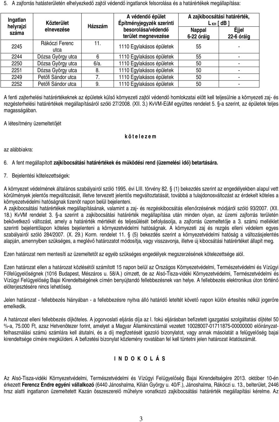 utca 1110 Egylakásos épületek 55-2244 Dózsa György utca 6 1110 Egylakásos épületek 55-2250 Dózsa György utca 6/a. 1110 Egylakásos épületek 50-2251 Dózsa György utca 8.