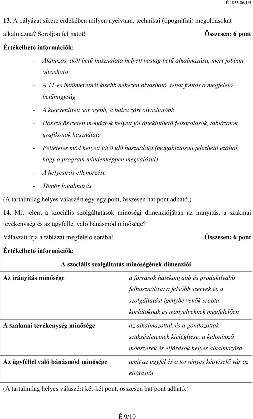 kiegyenlített sor szebb, a balra zárt olvashatóbb - Hosszú összetett mondatok helyett jól áttekinthető felsorolások, táblázatok, grafikonok használata - Feltételes mód helyett jövő idő használata