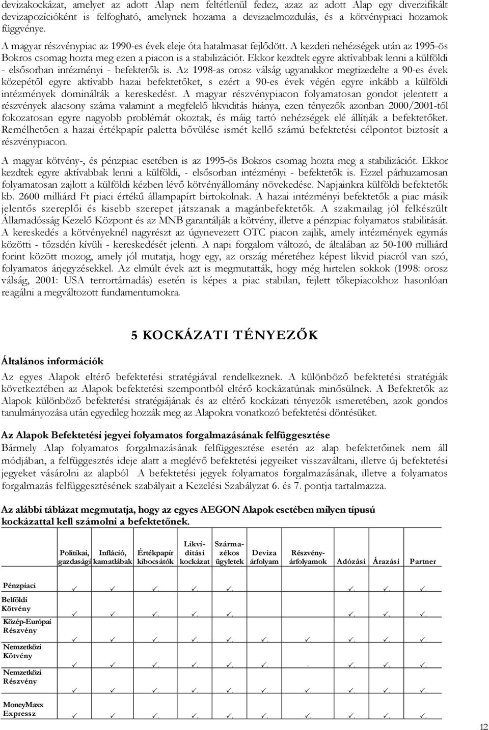 Ekkor kezdtek egyre aktívabbak lenni a külföldi - elsısorban intézményi - befektetık is.