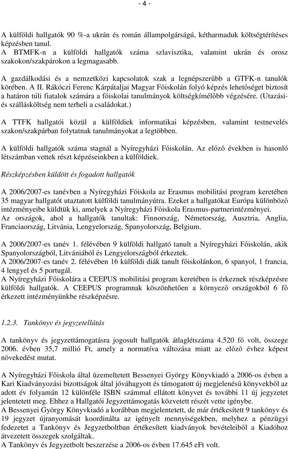 SZÖVEGES BESZÁMOLÓ (2006. évi) - PDF Ingyenes letöltés
