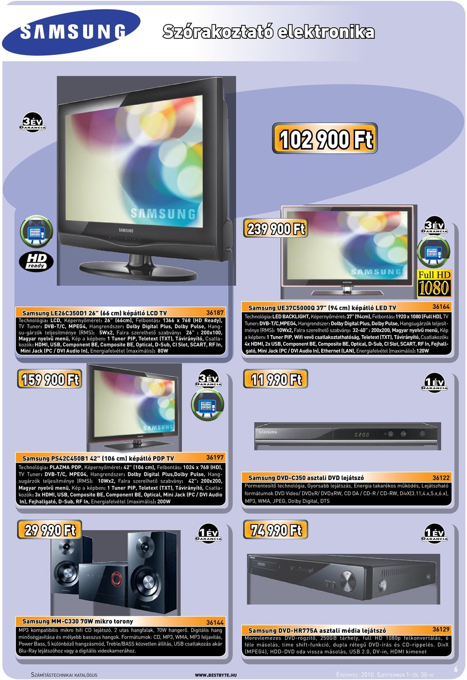 Távirányító, Csatlakozók: HDMI, USB, Component BE, Composite BE, Optical, D-Sub, CI Slot, SCART, RF In, Mini Jack (PC / DVI Audio In), Energiafelvétel (maximális): 80W Samsung UE37C5000Q 37 (94 cm)
