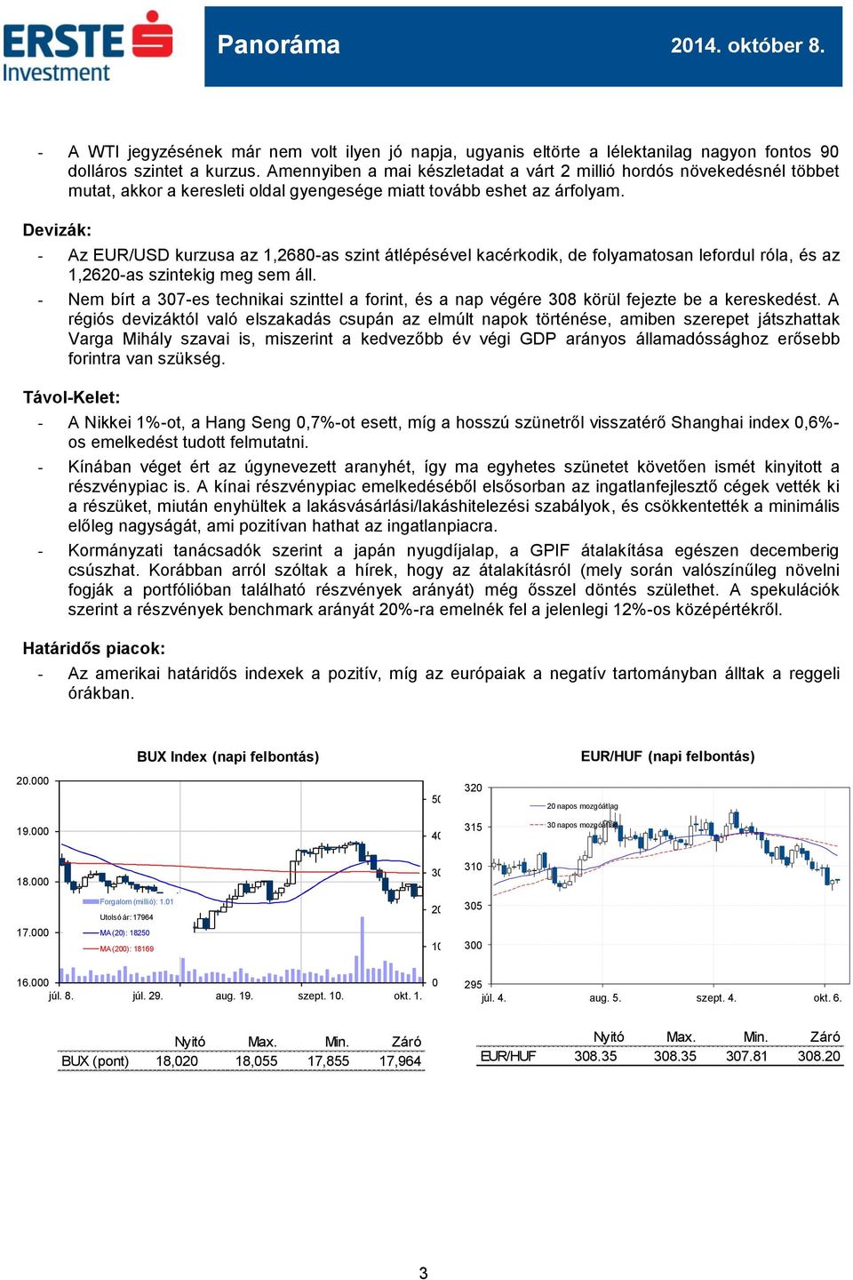 Devizák: - Az EUR/USD kurzusa az 1,2680-as szint átlépésével kacérkodik, de folyamatosan lefordul róla, és az 1,2620-as szintekig meg sem áll.