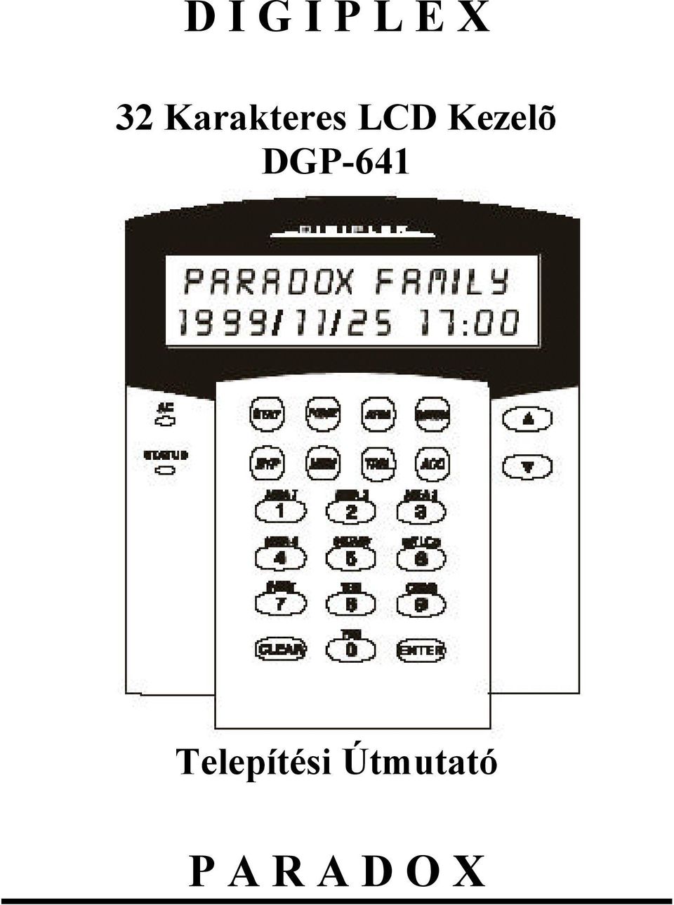 Kezelõ DGP-641