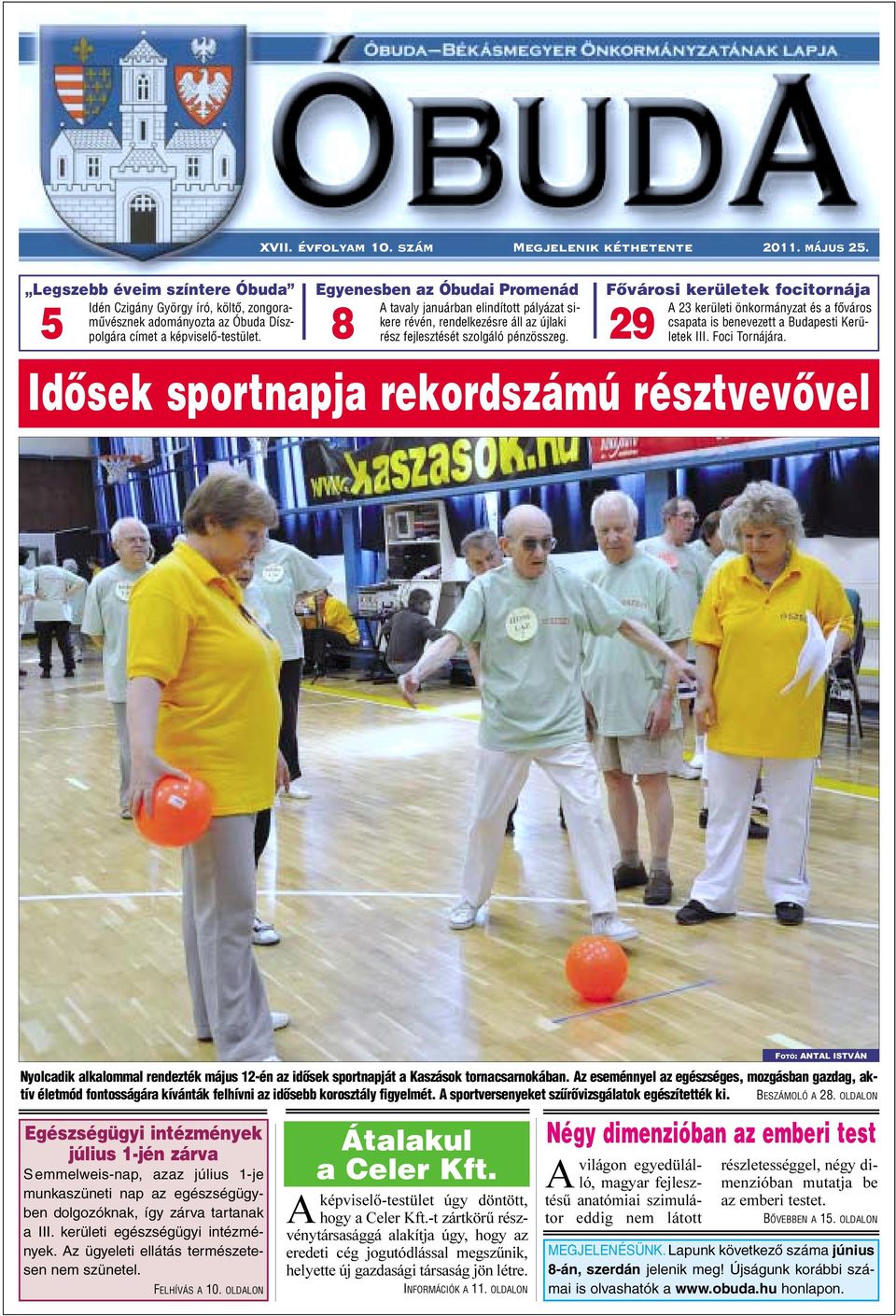 Idõsek sportnapja rekordszámú résztvevõvel - PDF Free Download