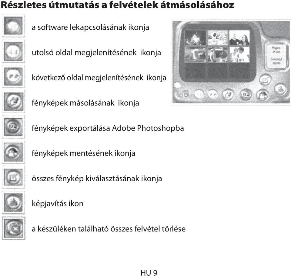 másolásának ikonja fényképek exportálása Adobe Photoshopba fényképek mentésének ikonja