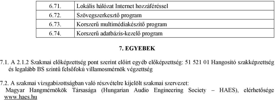A 2.1.