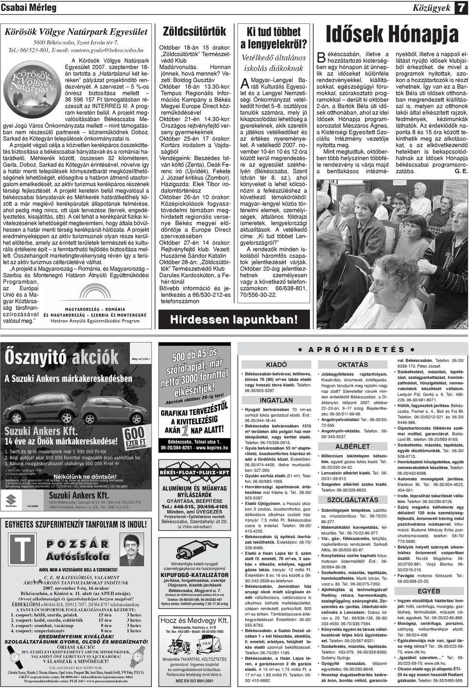 A program keretén belül.
