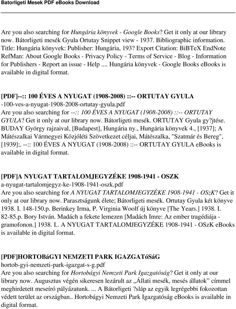 Export Citation: BiBTeX EndNote RefMan: About Google Books - Privacy Policy - Terms of Service - Blog - Information for Publishers - Report an issue - Help.