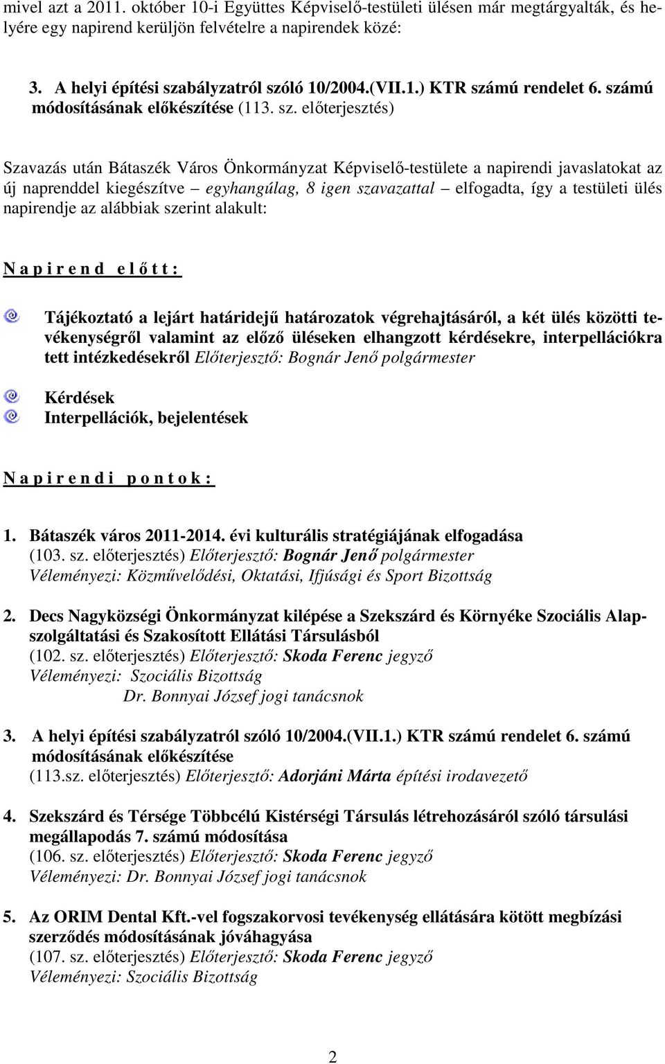 mú rendelet 6. szá