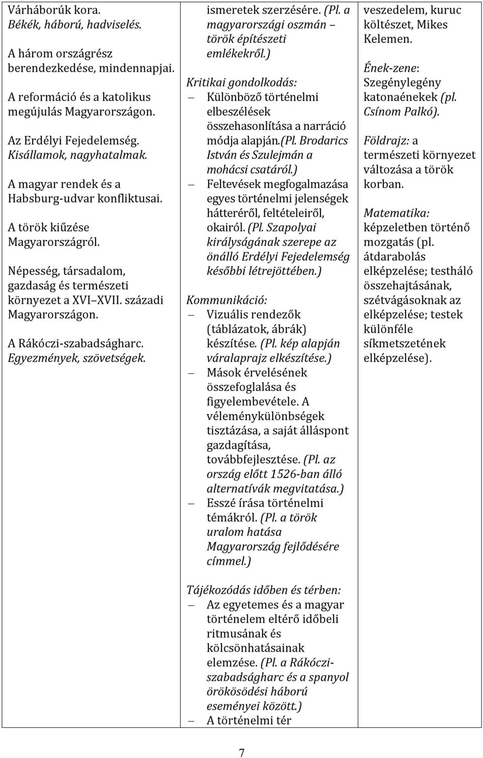 Egyezmények, szövetségek. ismeretek szerzésére. (Pl. a magyarországi oszmán török építészeti emlékekről.