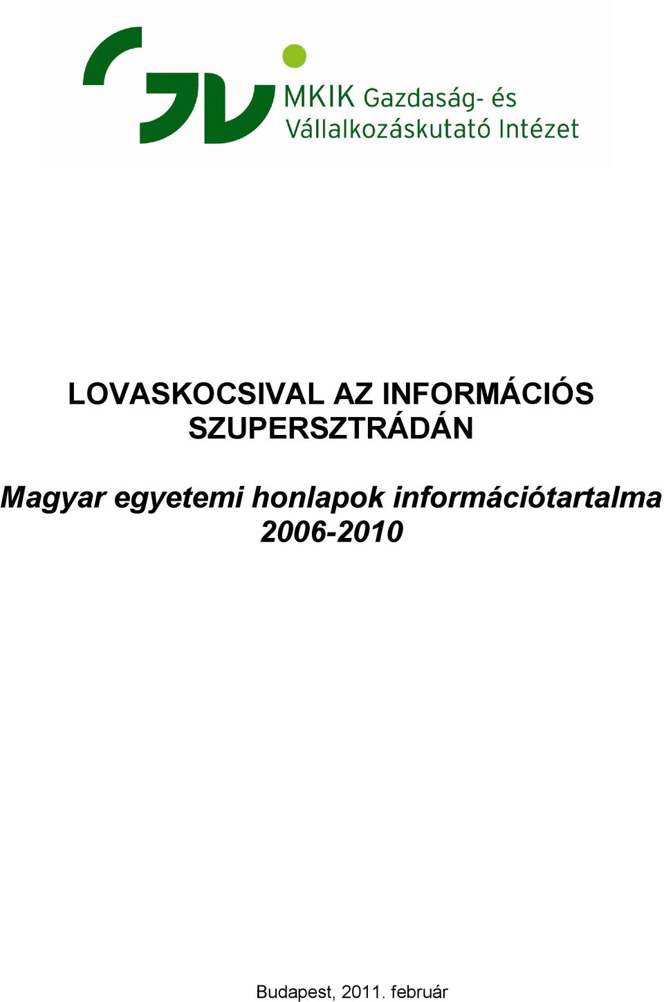 honlapok információtartalma