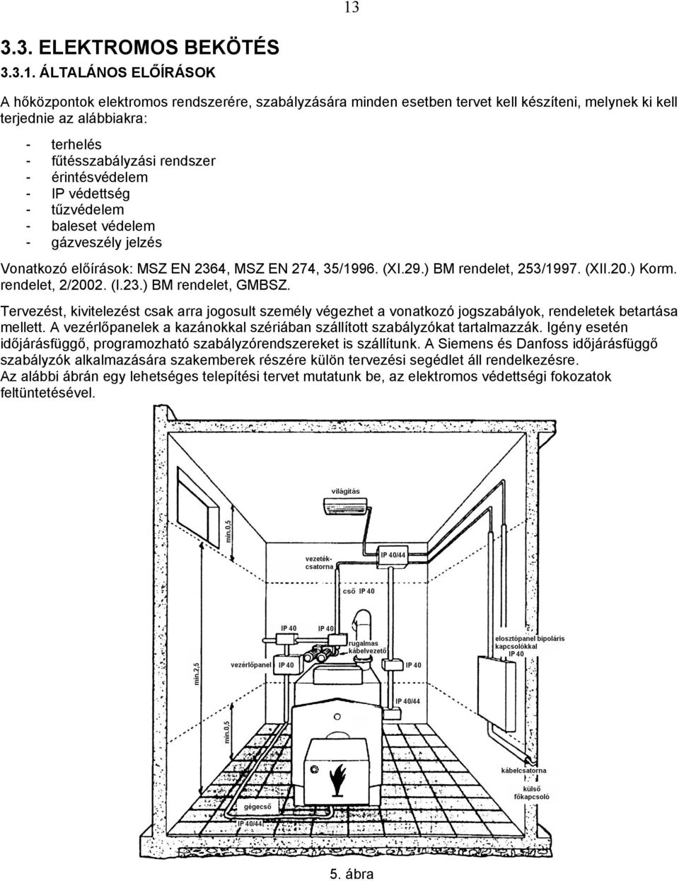 (XII.20.) Korm. rendelet, 2/2002. (I.23.) BM rendelet, GMBSZ. Tervezést, kivitelezést csak arra jogosult személy végezhet a vonatkozó jogszabályok, rendeletek betartása mellett.