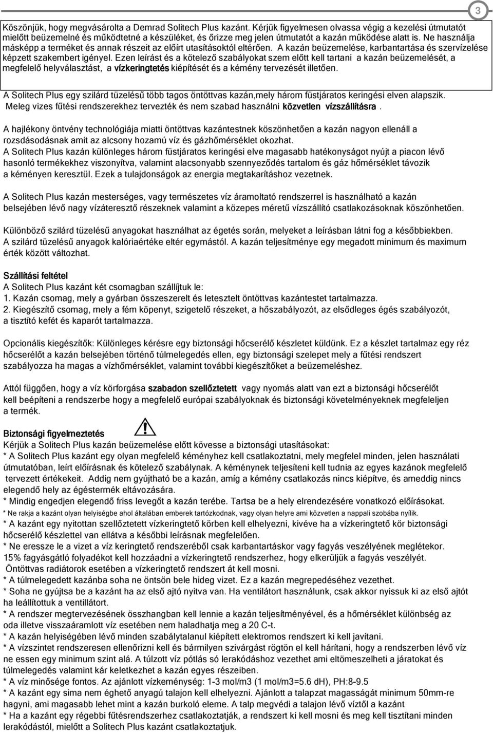Üzembe Helyezési és Használati Útmutató - PDF Ingyenes letöltés
