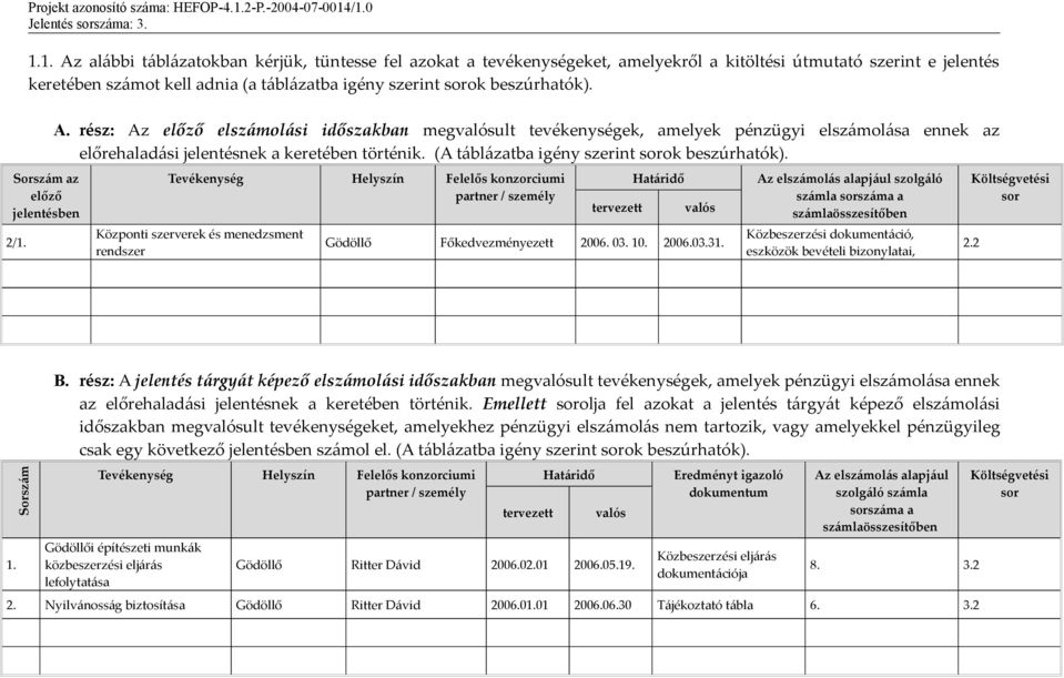 (A táblázatba igény szerint sorok beszúrhatók).