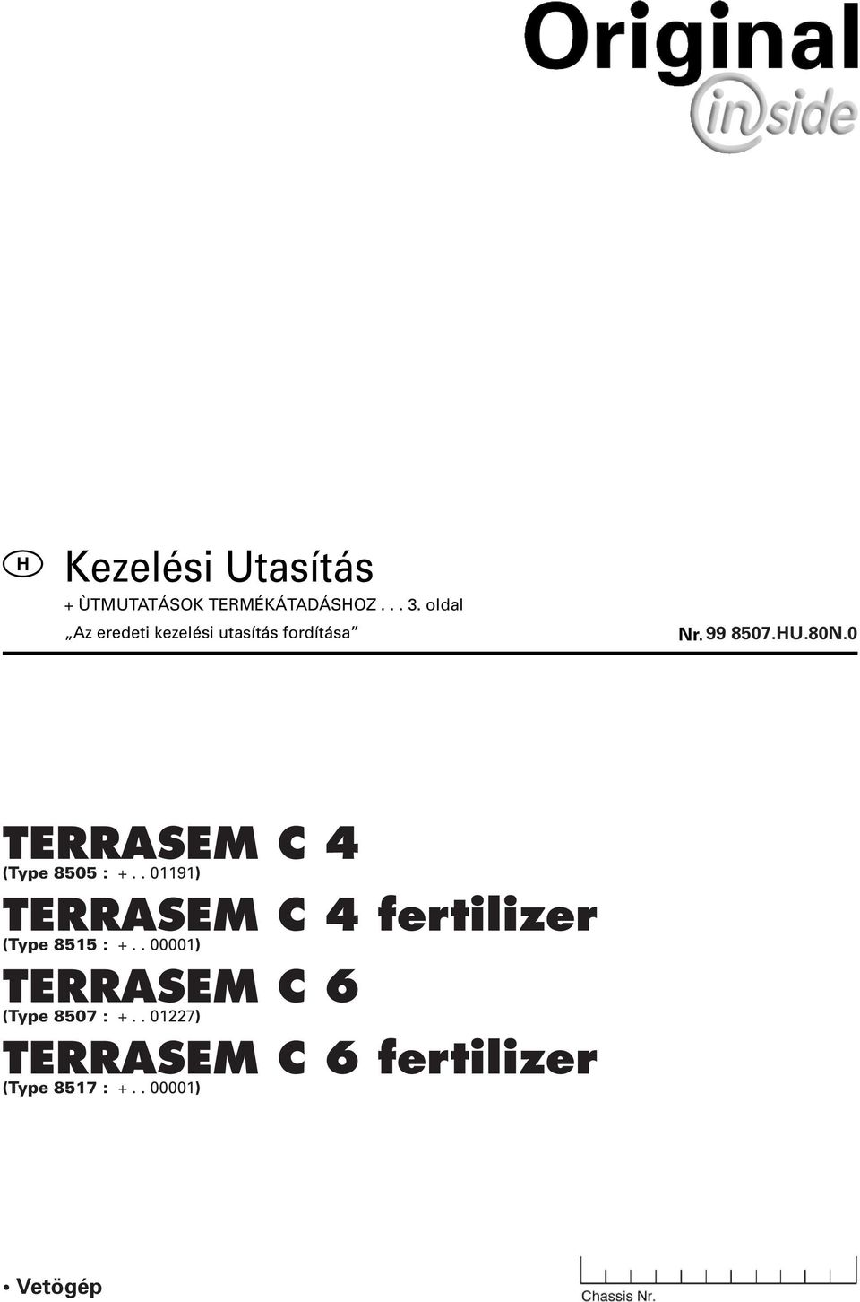 0 TERRASEM C 4 (Type 8505 : +.