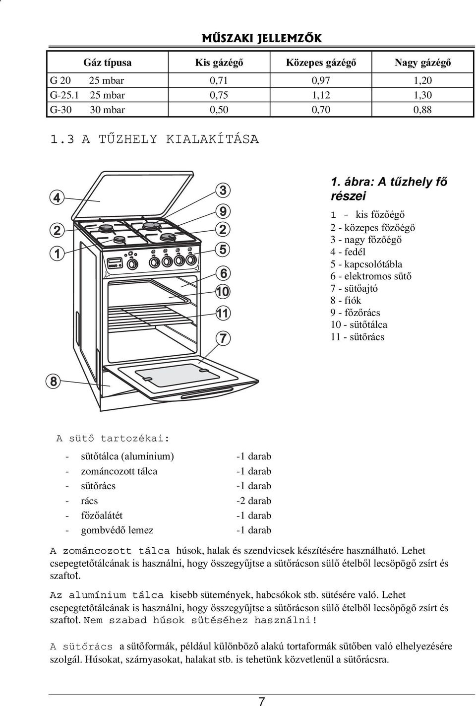 KEZELÉSI ÚTMUTATÓ. Gáz-elektromos sütő CFH-564 B NAT - PDF Free Download