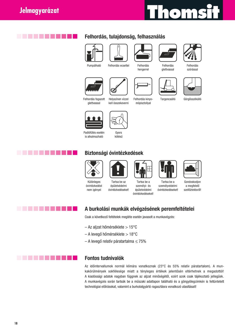 épületvédelmi óvintézkedéseket! Tartsa be a személyi- és épületvédelmi óvintézkedéseket! Tartsa be a személyvédelmi óvintézkedéseket! Gondoskodjon a megfelelô szellôztetésrôl!